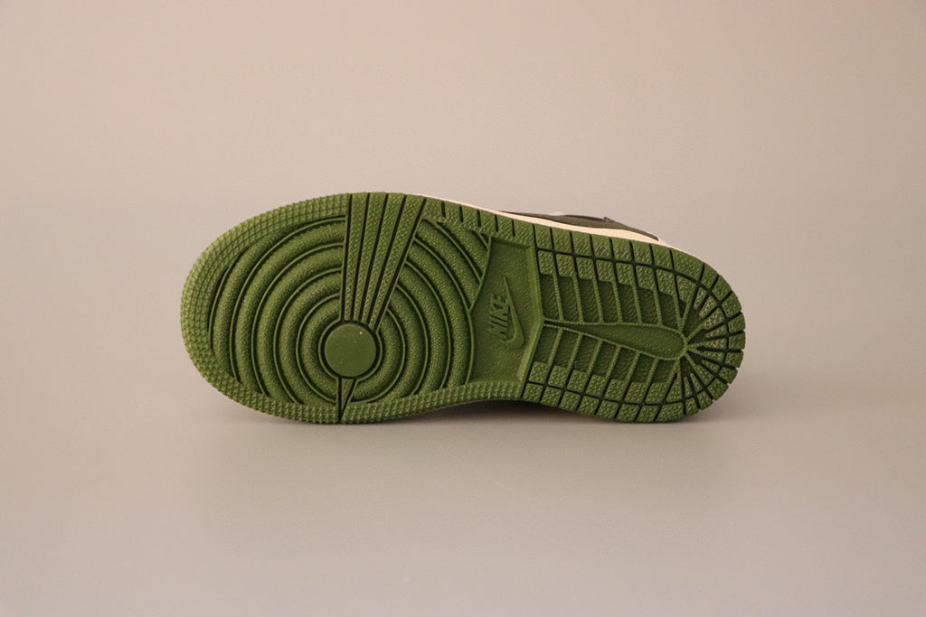 Joe 1 original low-top sneakers" white, black, dark green"