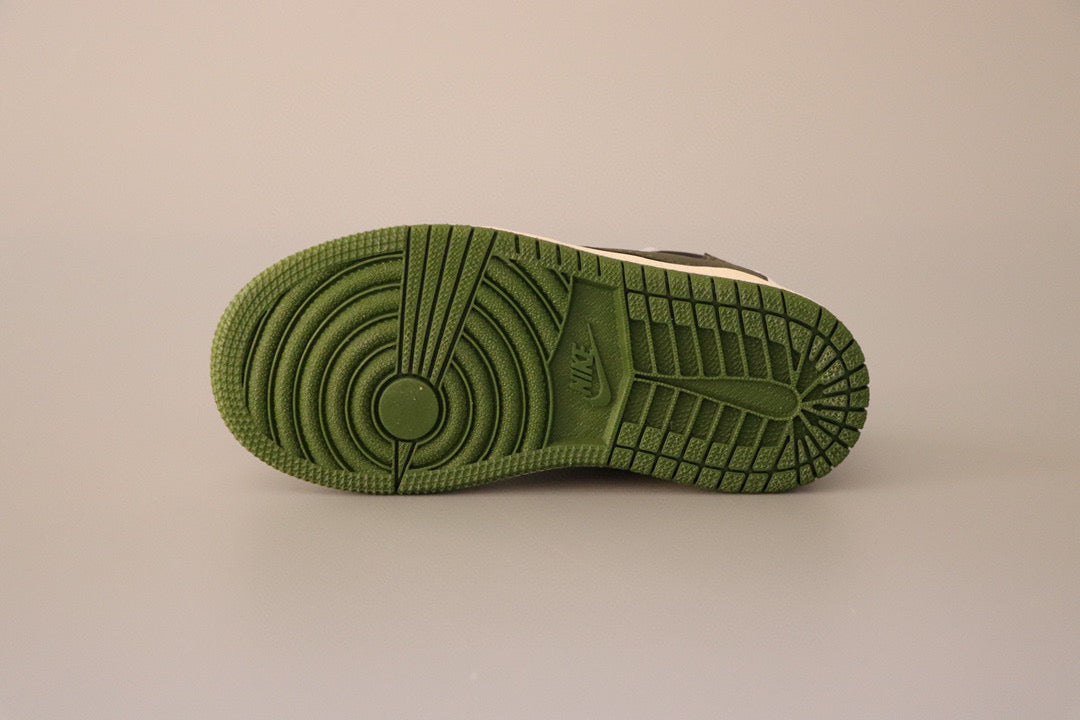Joe 1 original low-top sneakers" white, black, dark green"