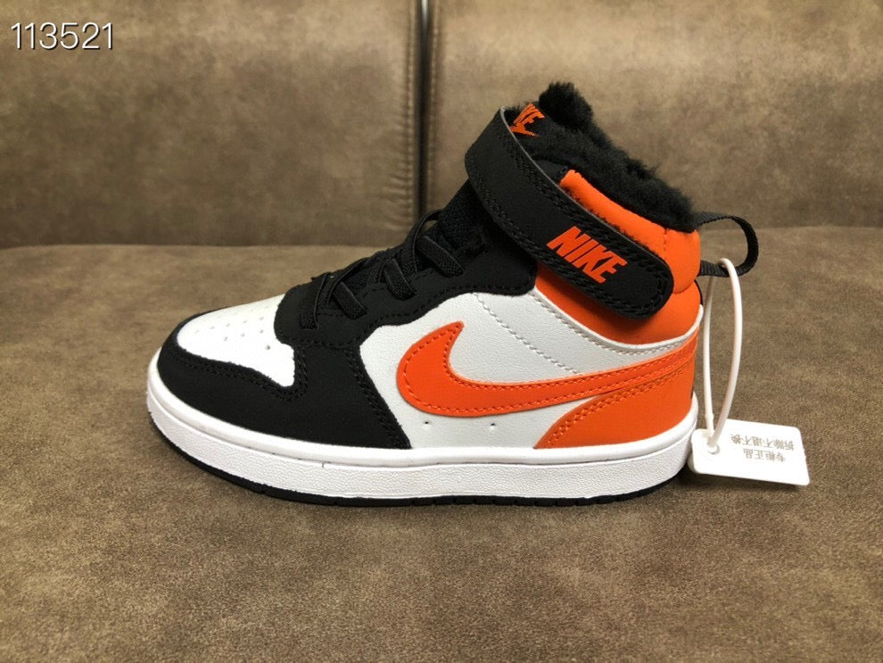 NIKE COURT Borough Mid2 JUN Air Force Workwear" white, black, orange"