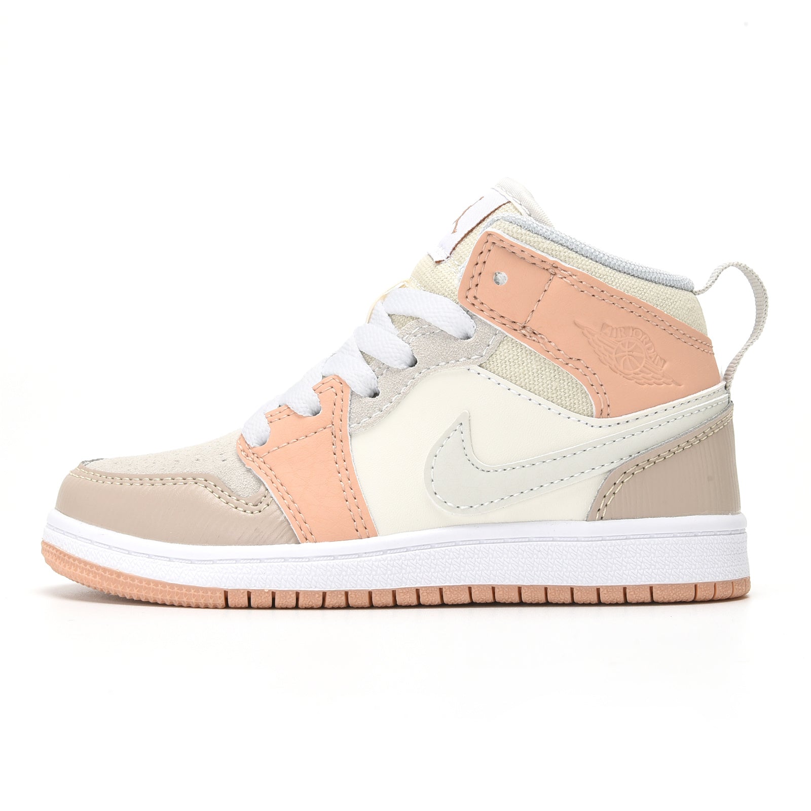 AJ-127" beige, cream, light peach"