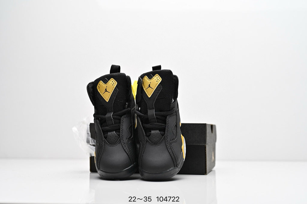 Joe 6 children's basketball shoes" black, gold"