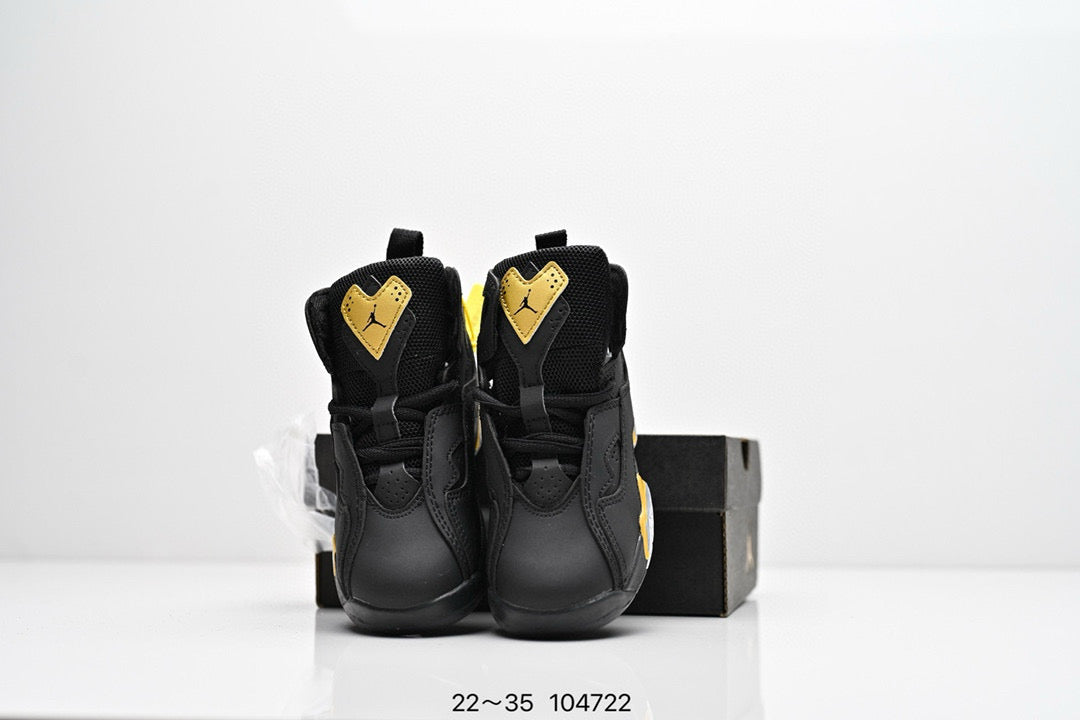 Joe 6 children's basketball shoes" black, gold"