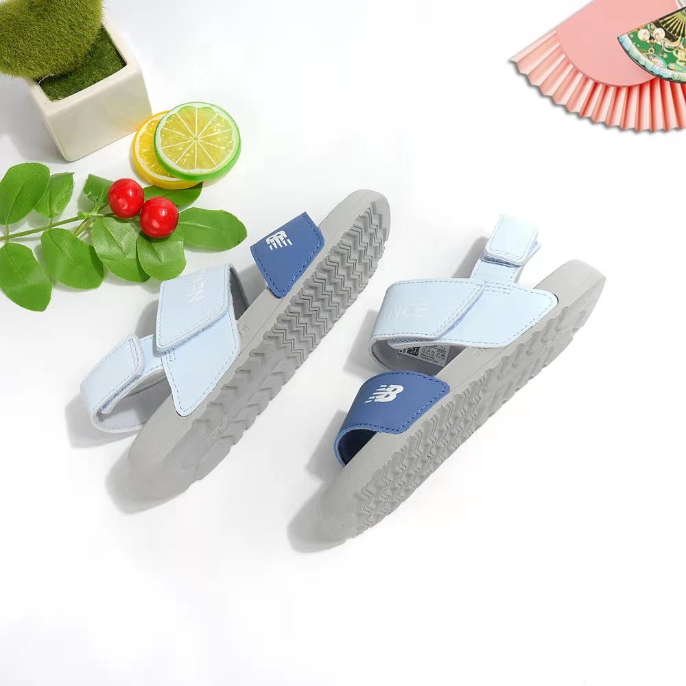 NB double bar sandals " blue"