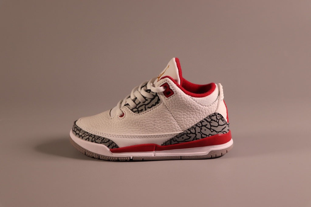 Jordan AJ3 children's shoes" white, red"