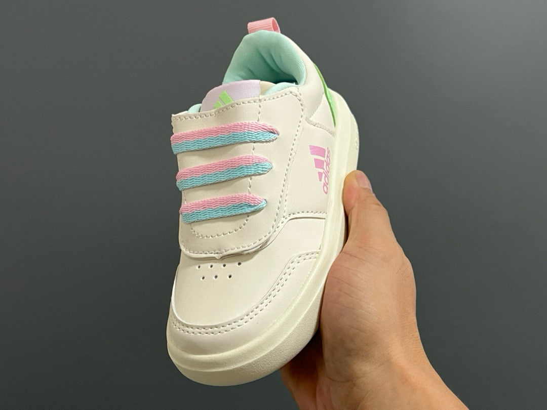 Adidas Little Dragon joint Velcro children's shoes" cream"