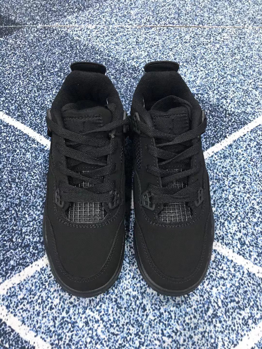 Jordan 4 children's sports shoes" black"
