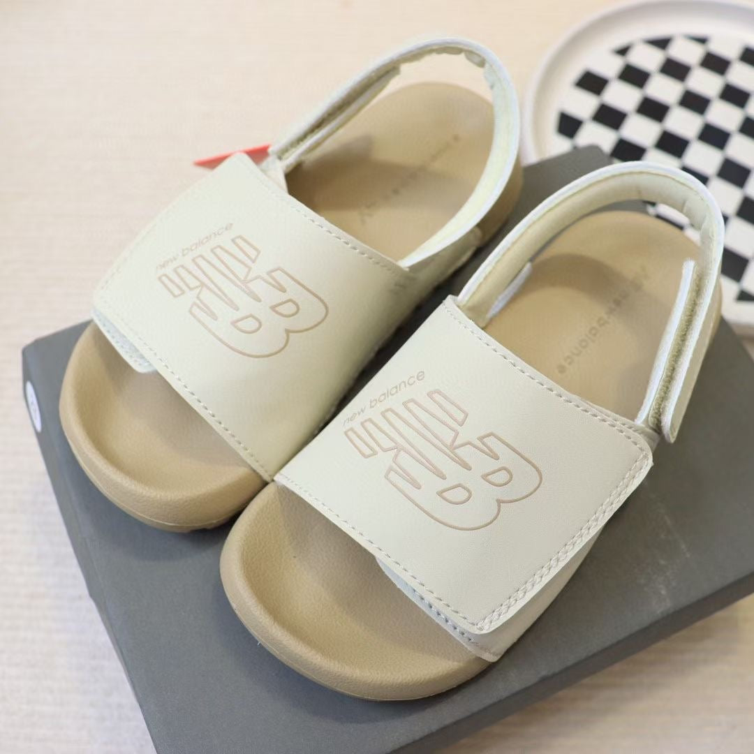 N large breasted sandals" light beige"