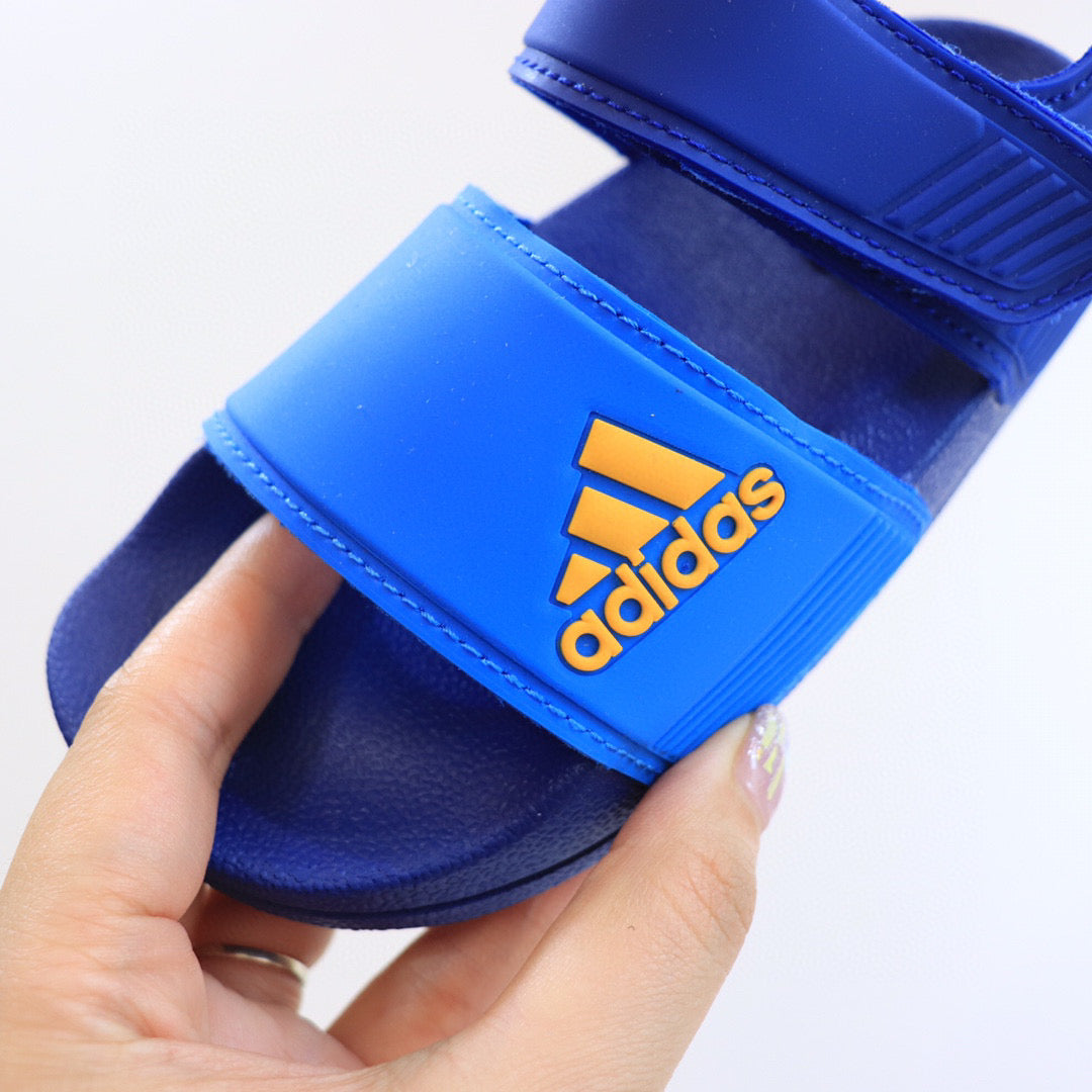 Adidas new open toe" blue"