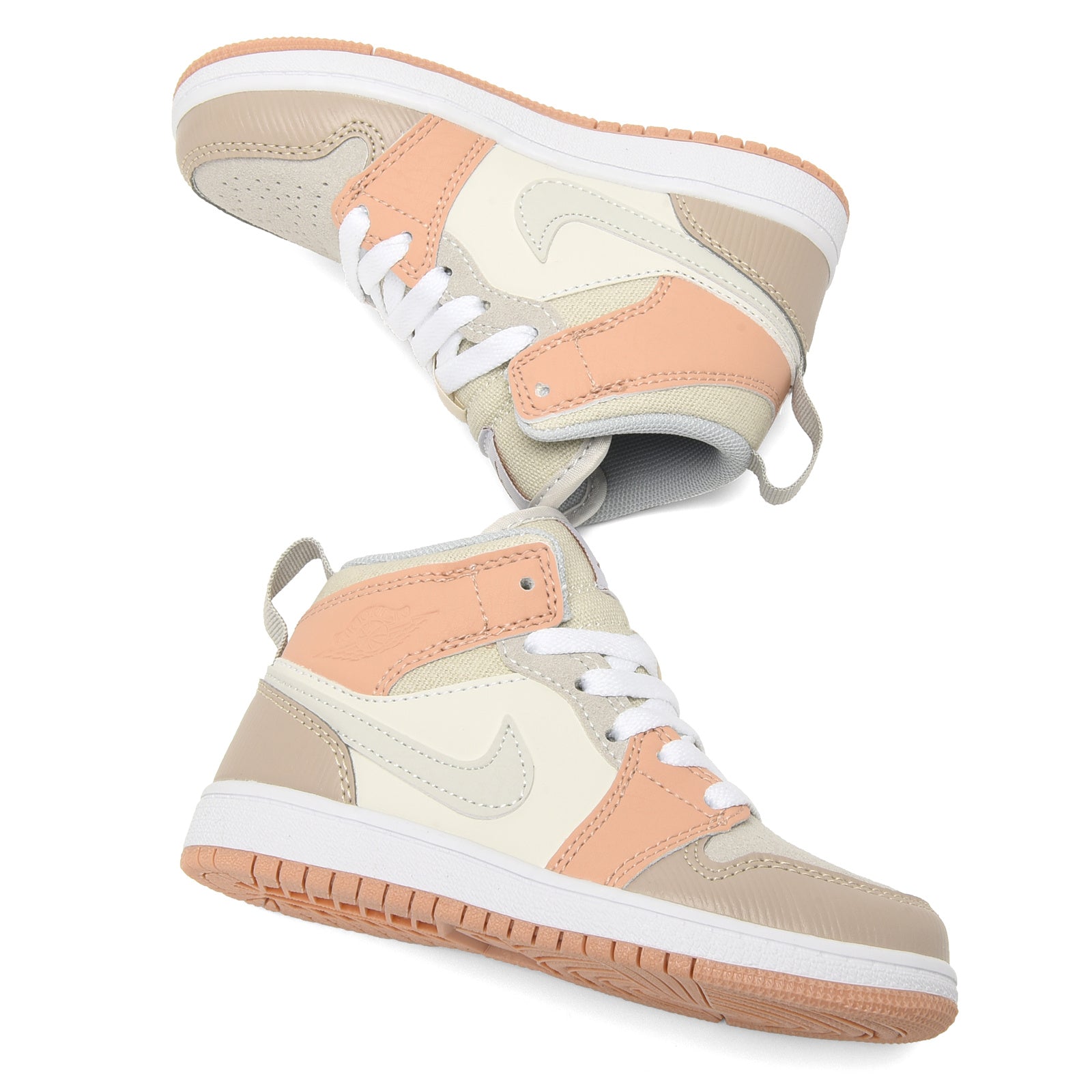 AJ-127" beige, cream, light peach"