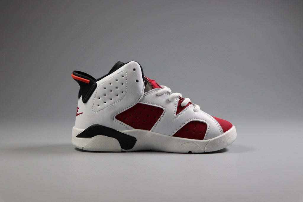 Joe 6 children's basketball shoes " white, & red"