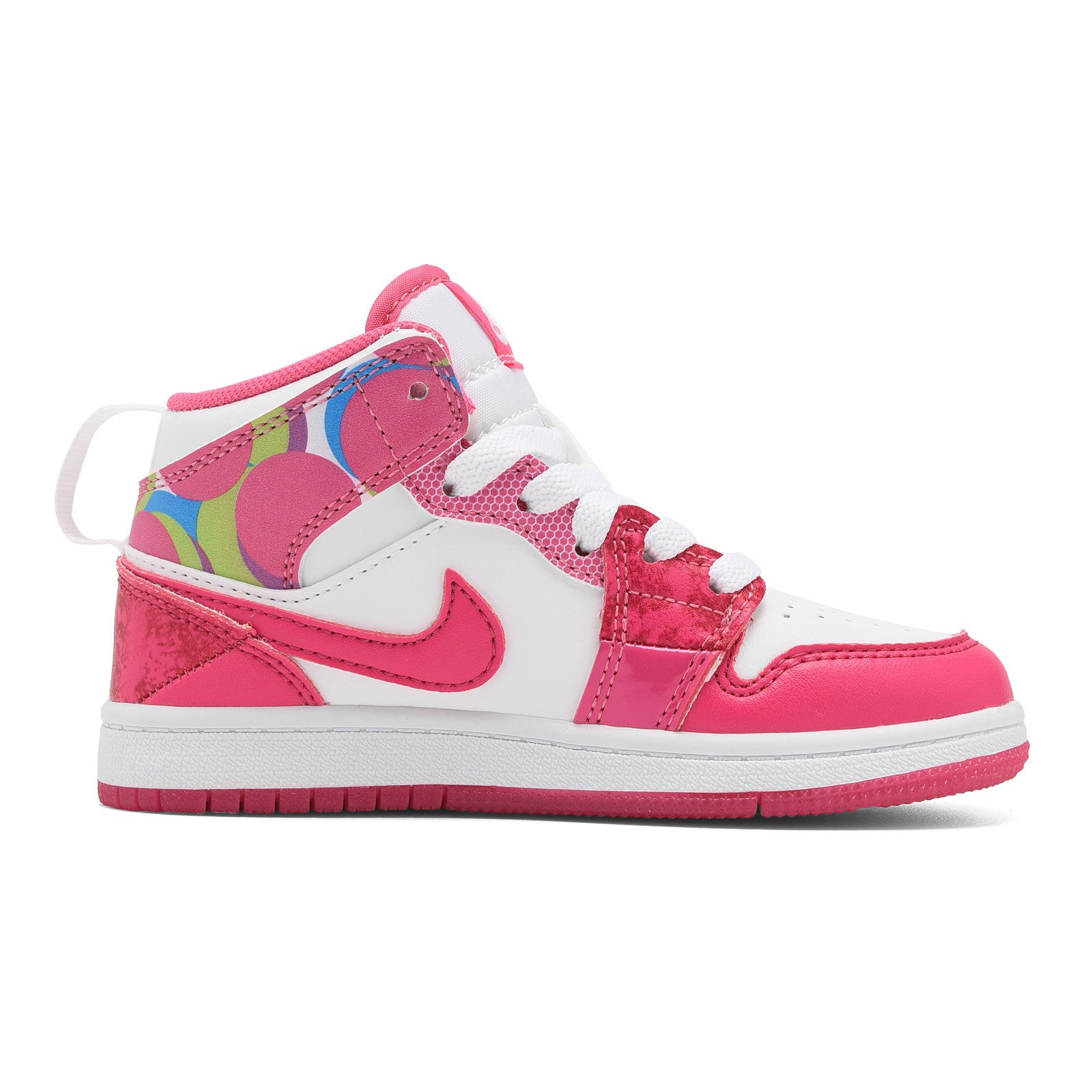 AJ-127" white, pink"