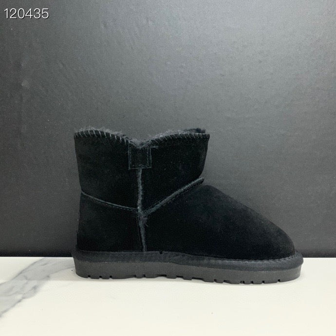 UGG mahogany buckle children's snow boots" black"