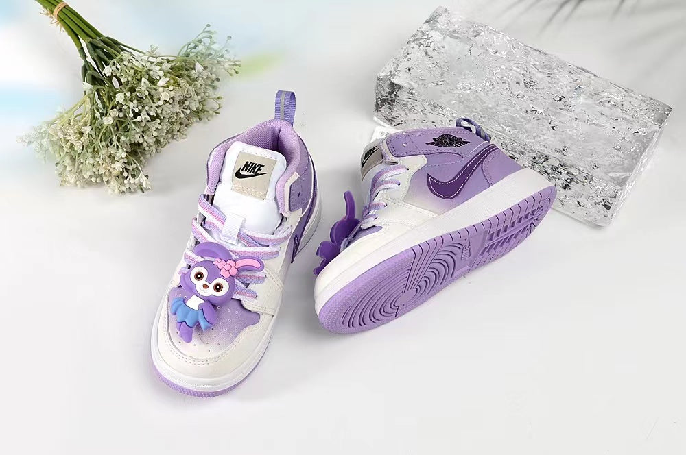 Joe 1AJ1 slip-on shoes for children" white, purple"