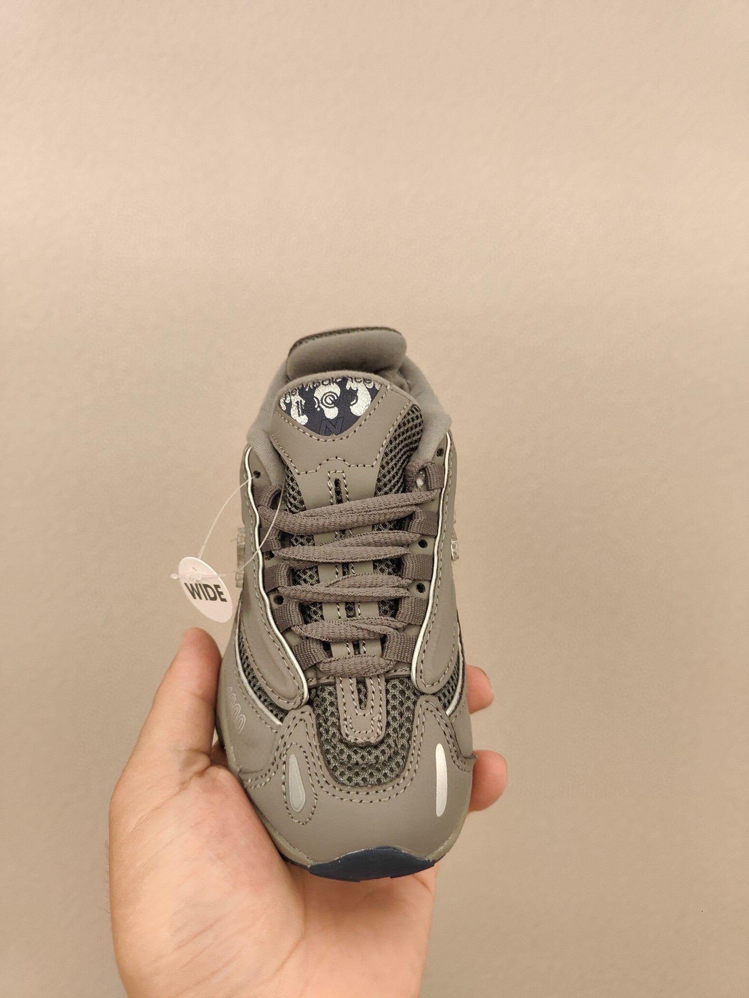 NB1000 lace-up children's shoes" gray"