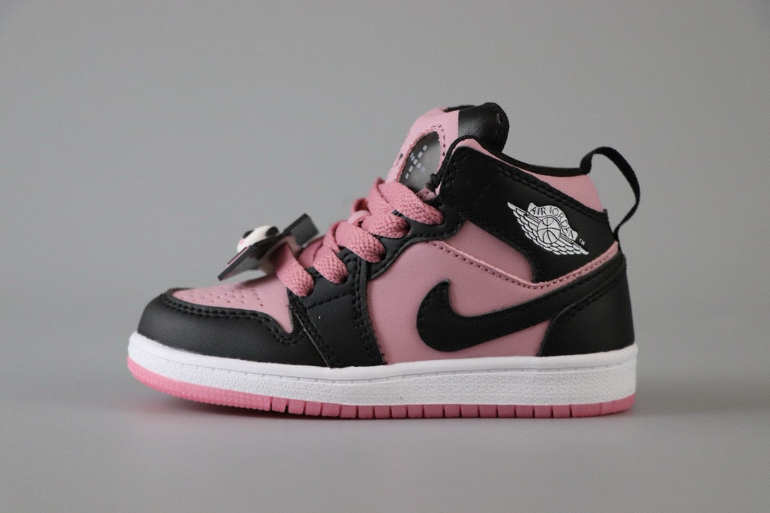 AJ Jordan Panda Light Shoes" black, pink"