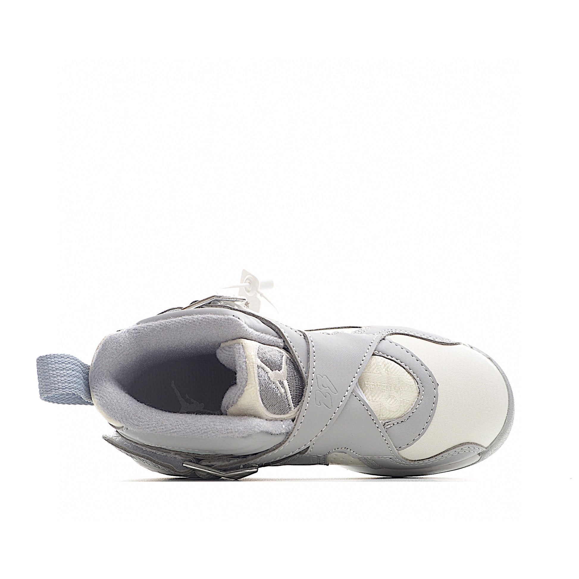 Joe 8 children's shoes sports shoes AJ-8 basketball shoes" cream, light gray"