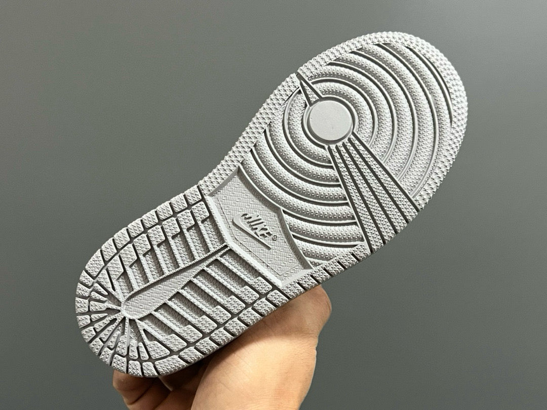 Joe 1 Zhongbang lock children's sports shoes" white, gray"