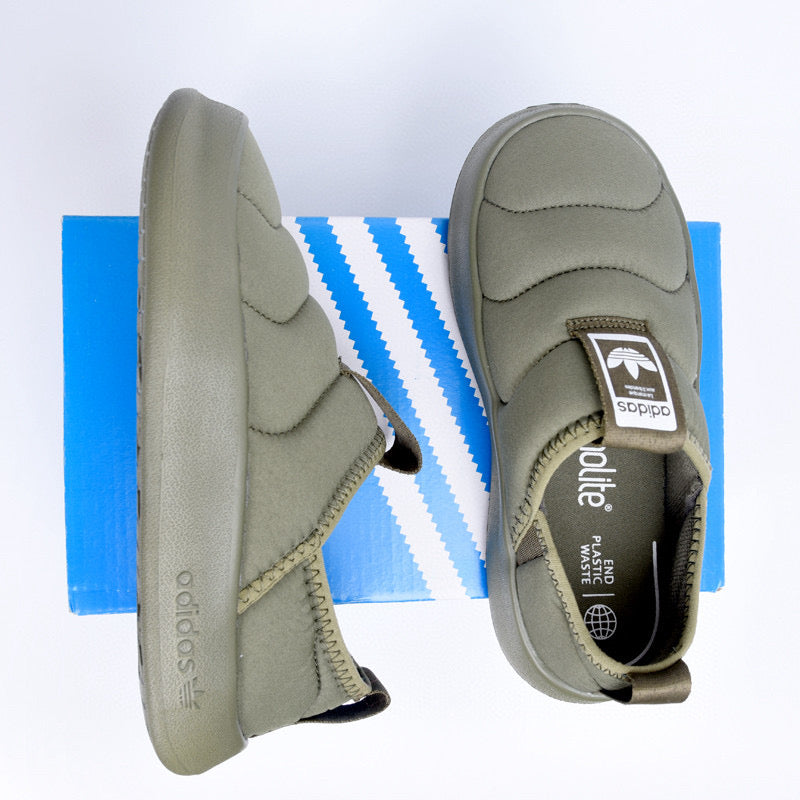 Adidas slip-on shoes" gray"