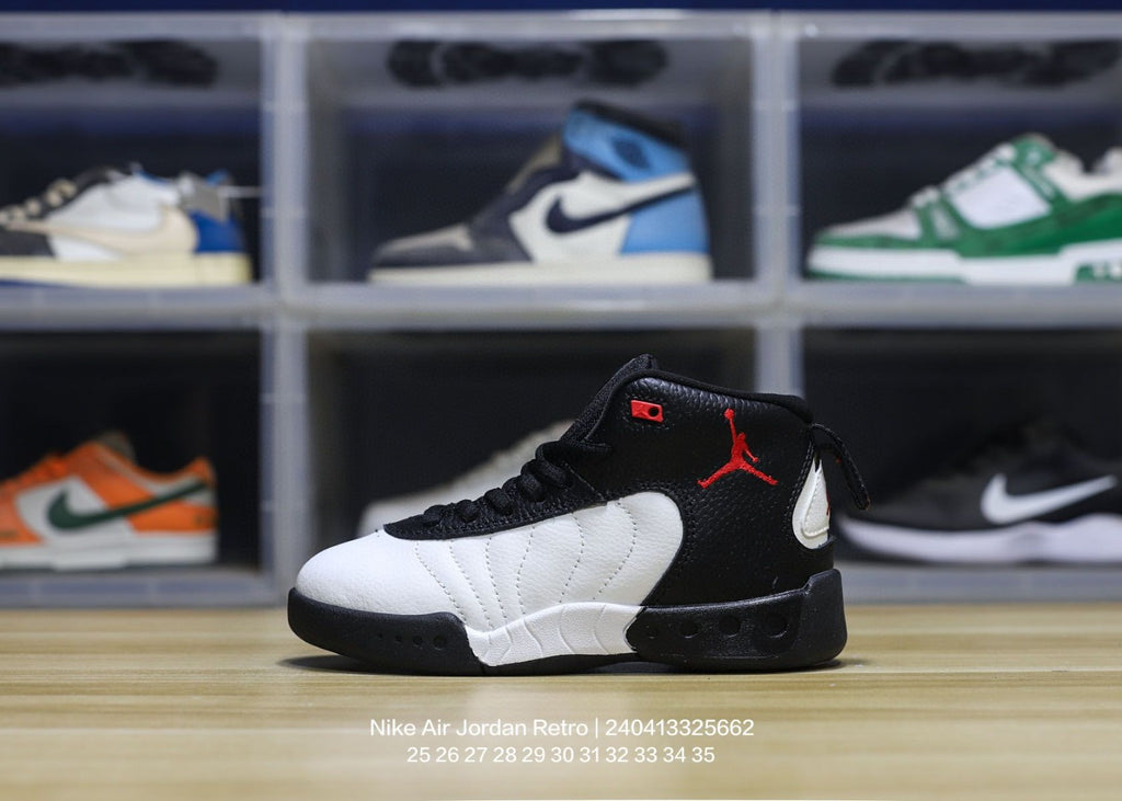 Jordan trendy children's shoes" white, black"