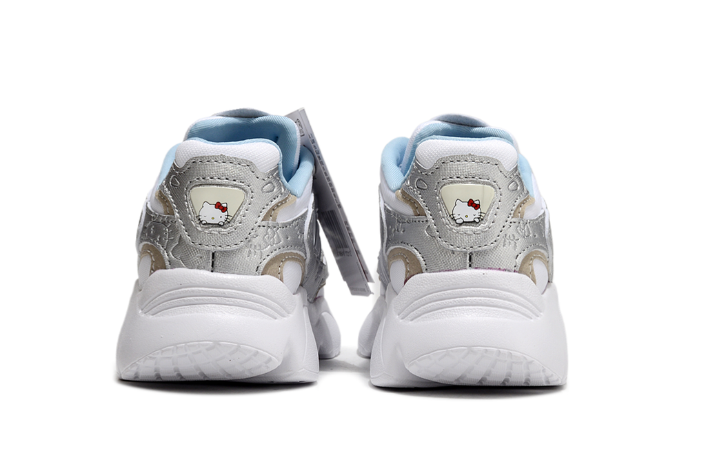 Adidas casual shoes "white and silver, light blue"