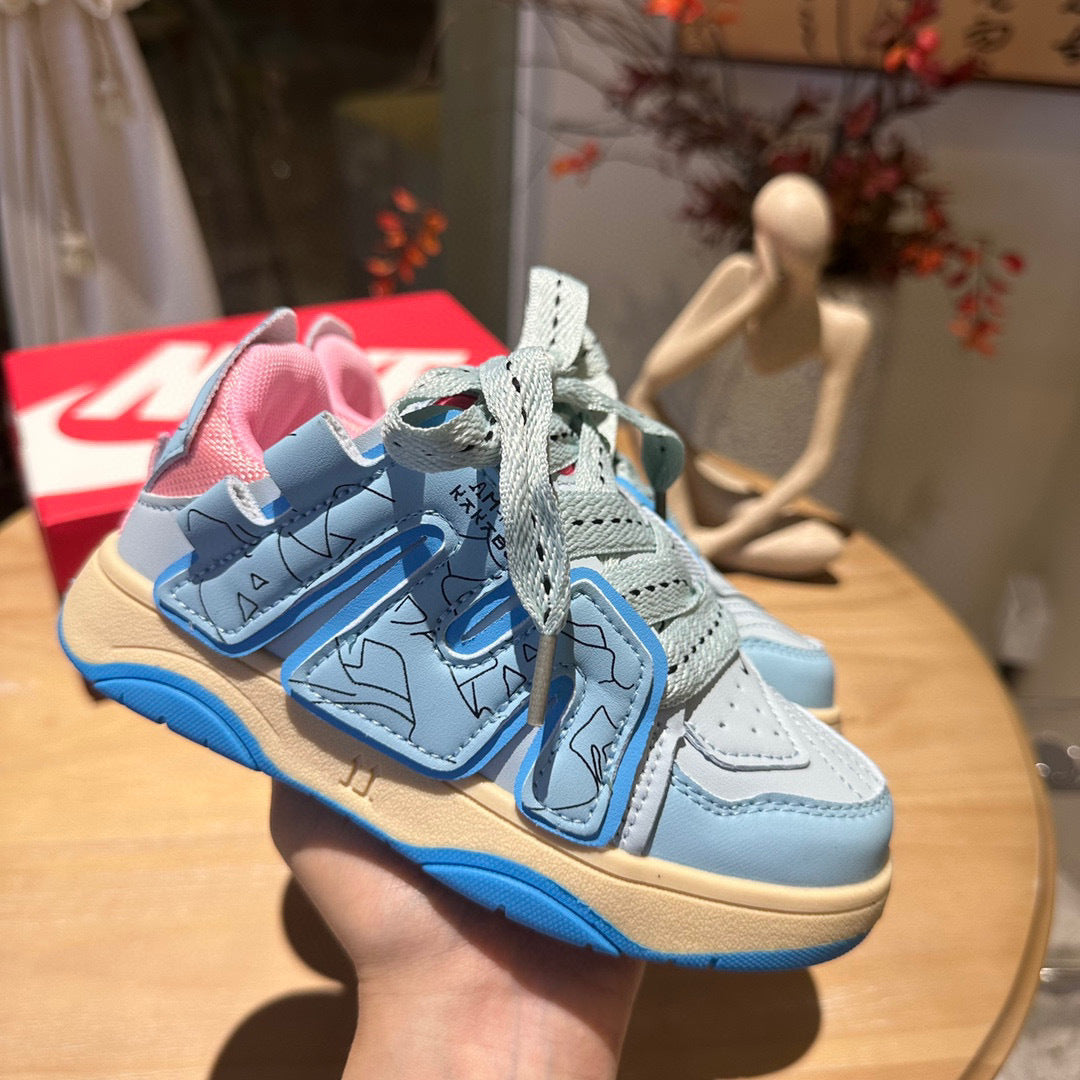Nike overseas limited edition joint Velcro " sky blue"