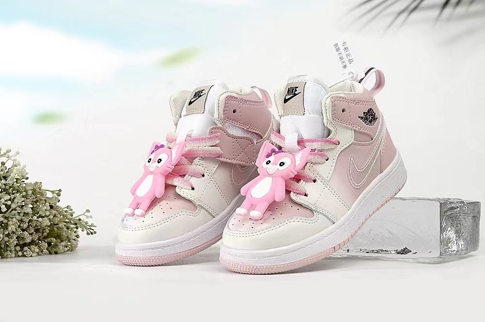 Joe 1AJ1 slip-on shoes for children" white, rose"