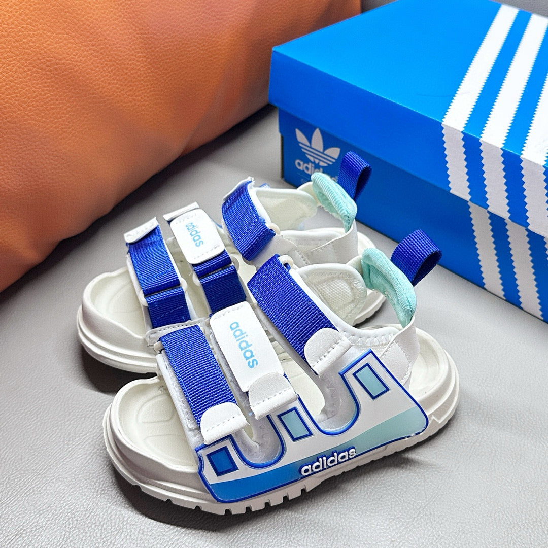 Adidas Macaron Candy Children's Beach Sandals" white, blue"