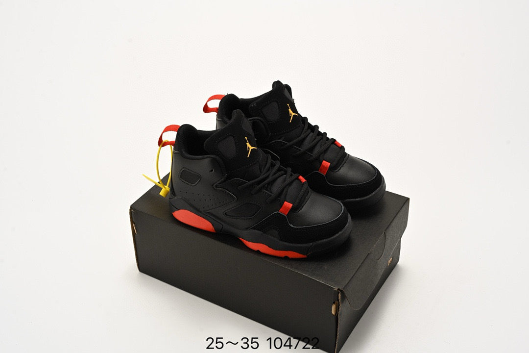 Jordan Fltclb91 series basketball shoes" black, red"