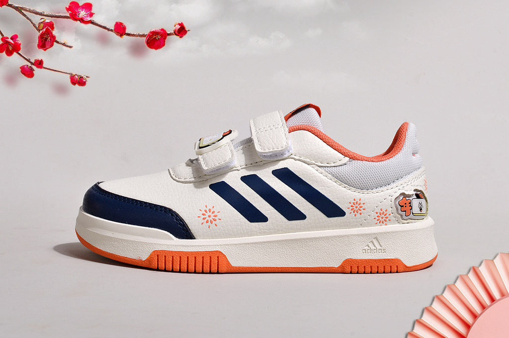 Adidas Velcro Sneakers" cream, navy"