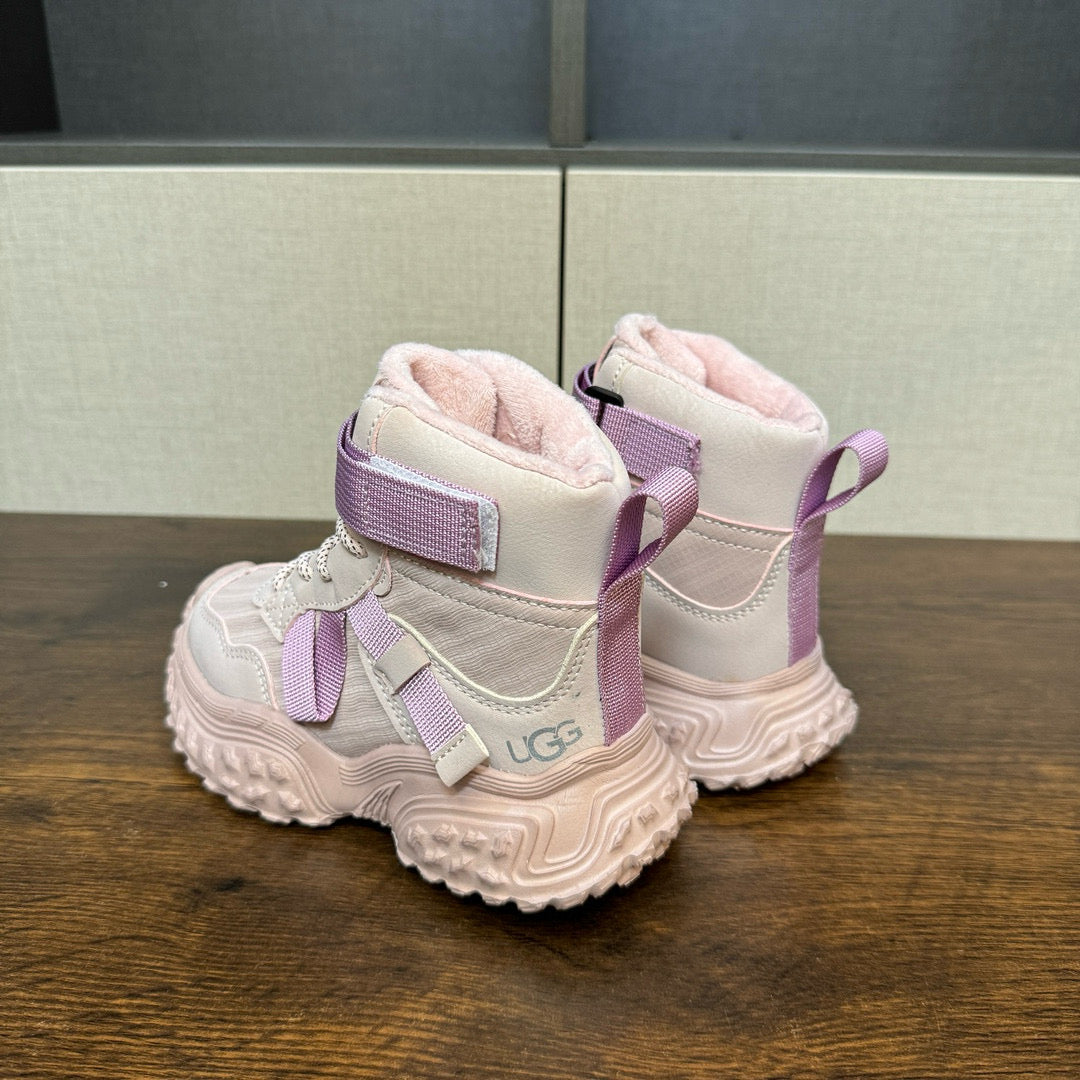 U-GG children's fleece boots" pink, purple"