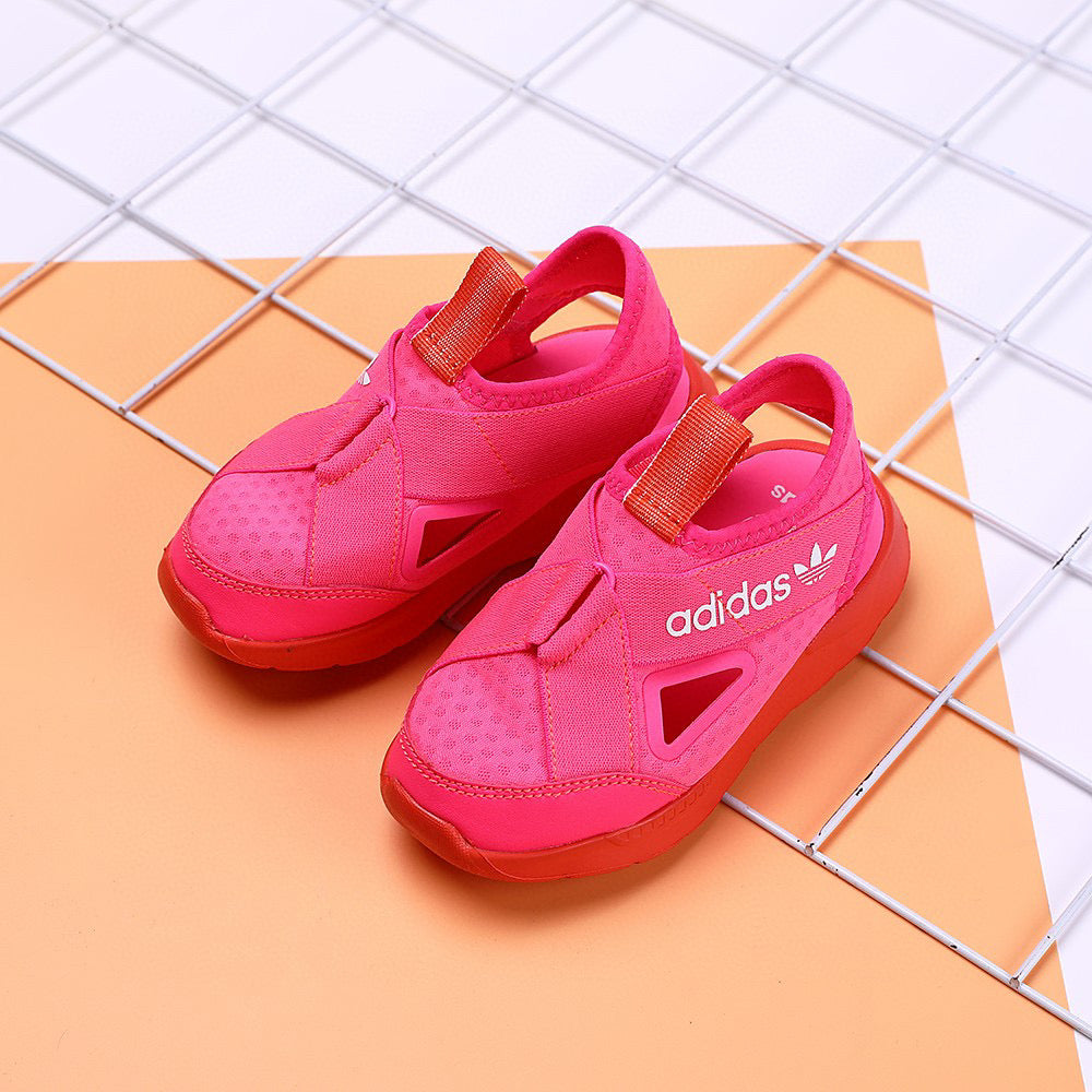 Adidas clover cross hollow sandals" pink"
