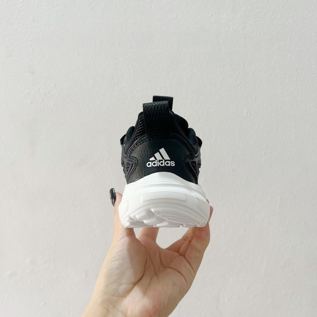 Trefoil rotating button children's shoes " black"