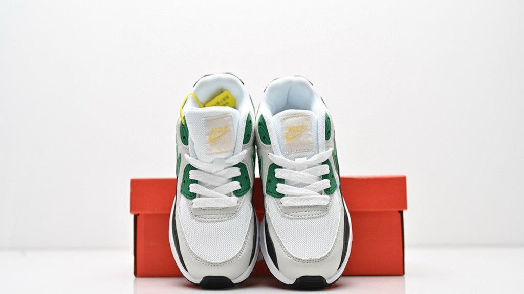 Cushion Children's Shoes " White, & green"