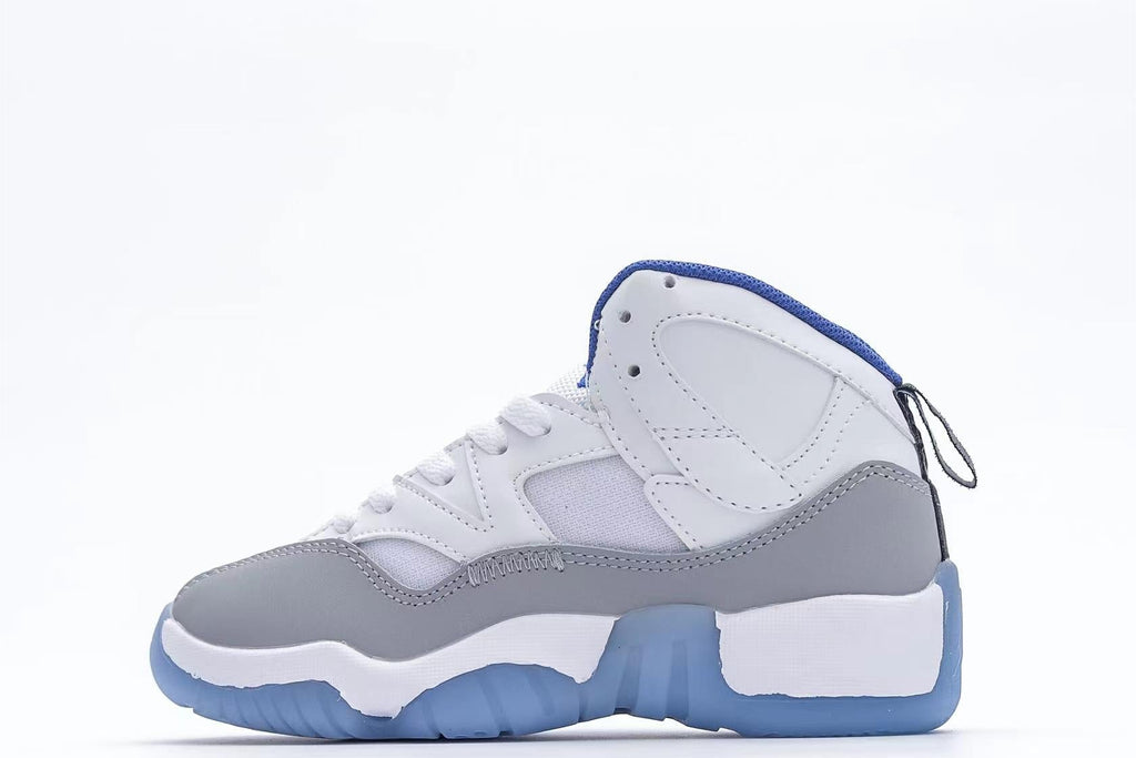 Jordan 612 series" white, grey, blue"