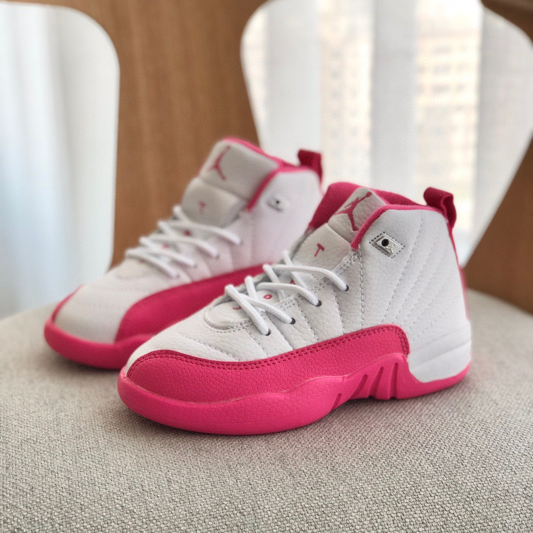 Joe 12 high quality children's shoe" white, pink"