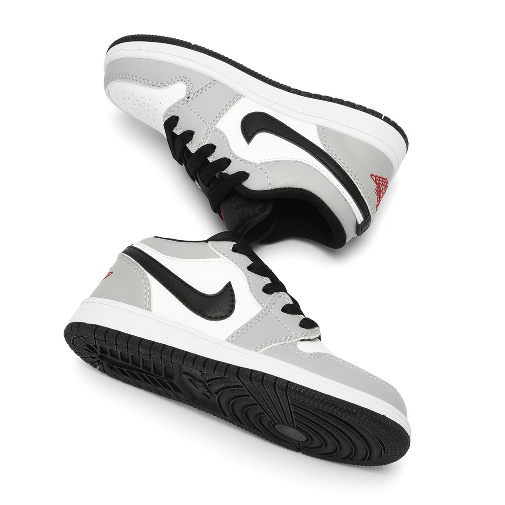 Qiaoyi low-top shoelaces" white, gray"