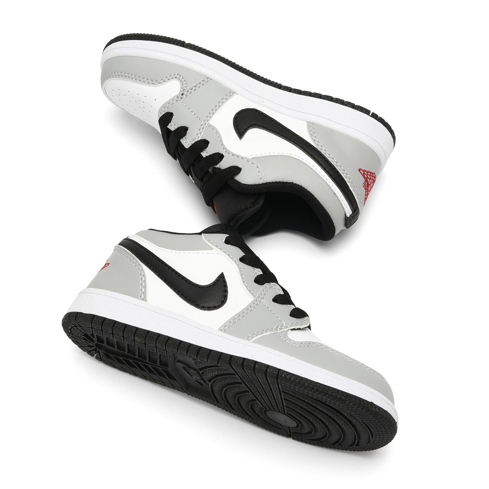 Qiaoyi low-top shoelaces" white, gray"