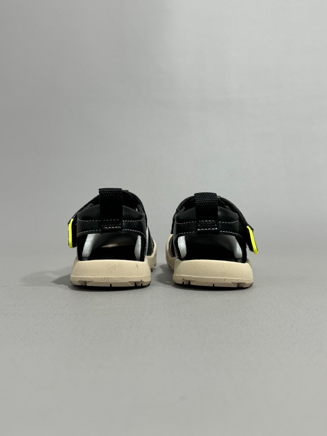 Adidas hollow Velcro sandals" black"