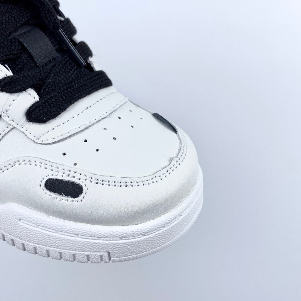 Adidas mid-section sneakers" white, black"