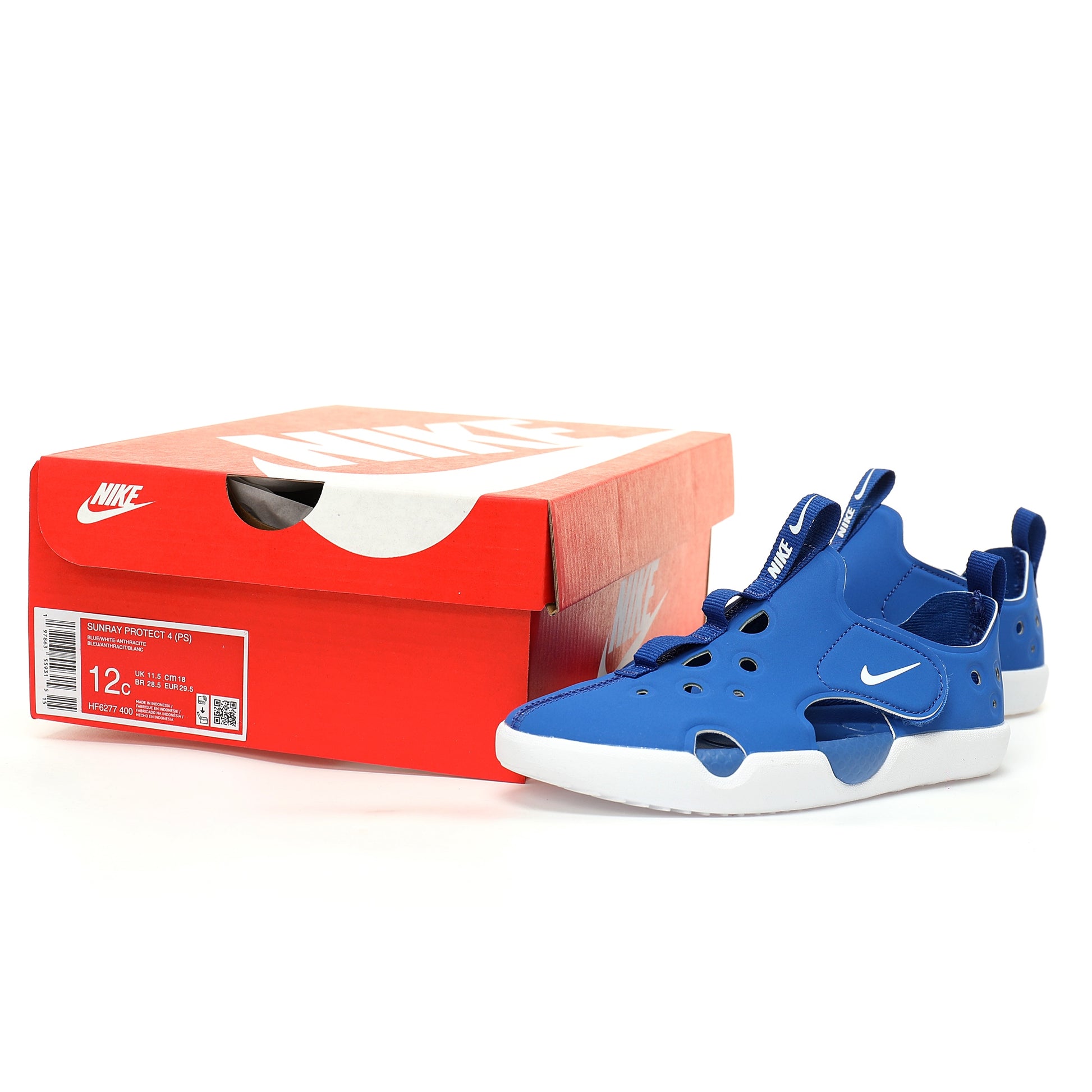 NK new SUNRAY PROTECT 4th generation children's beach hollow sandals" Blue"