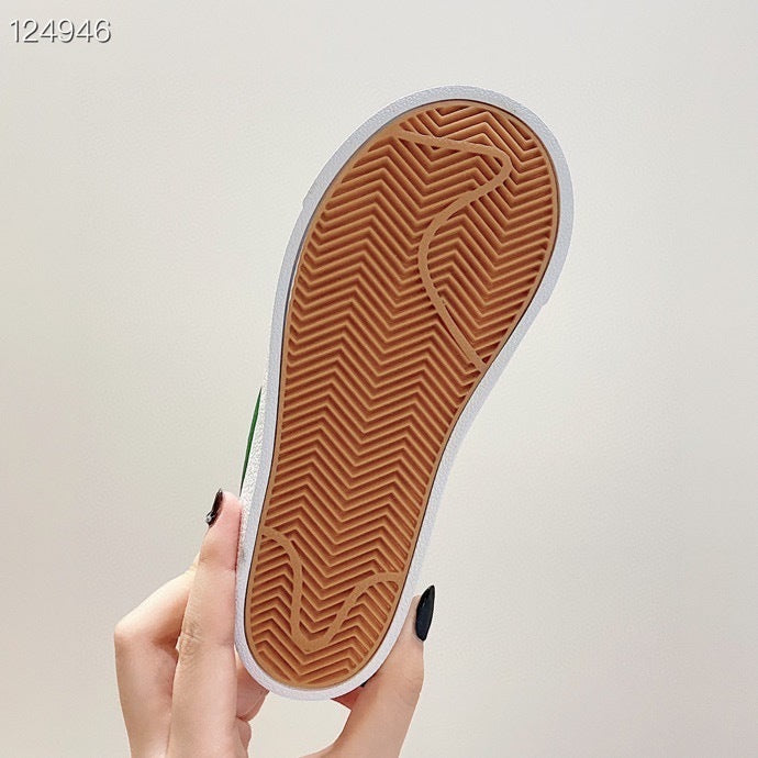 Trail Blazers low-top" white, green"