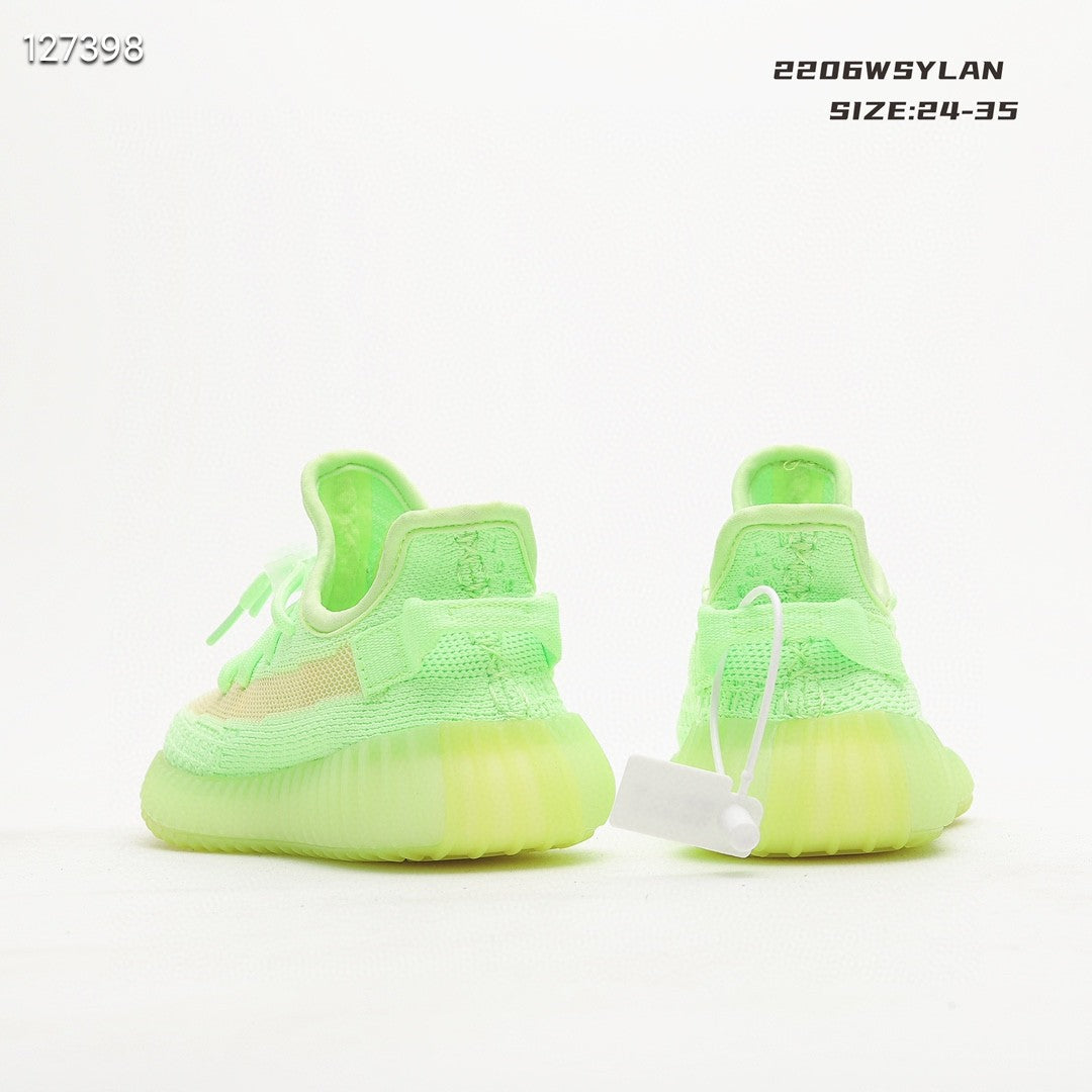 Coconut 350V2 really explosive children's shoes" lime green"