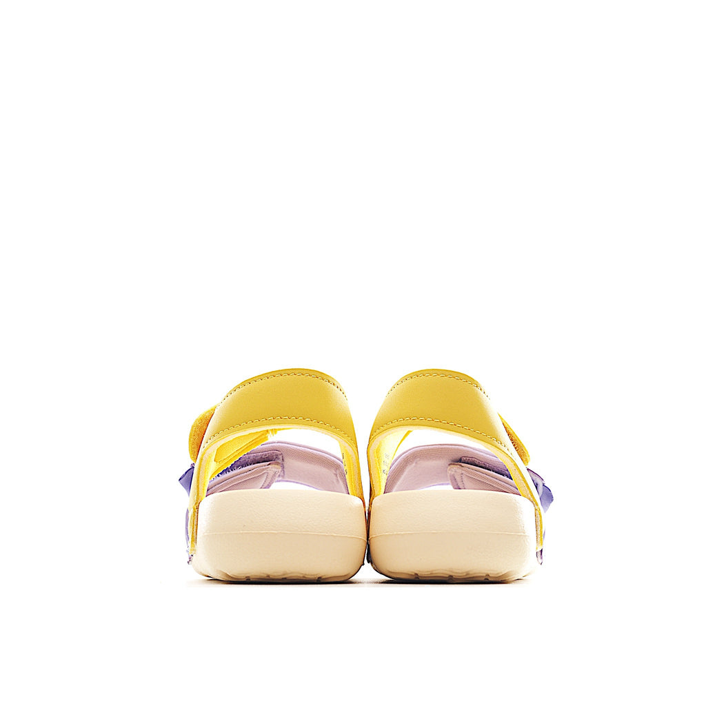 Velcro children's shoes" " yellow and light purple"