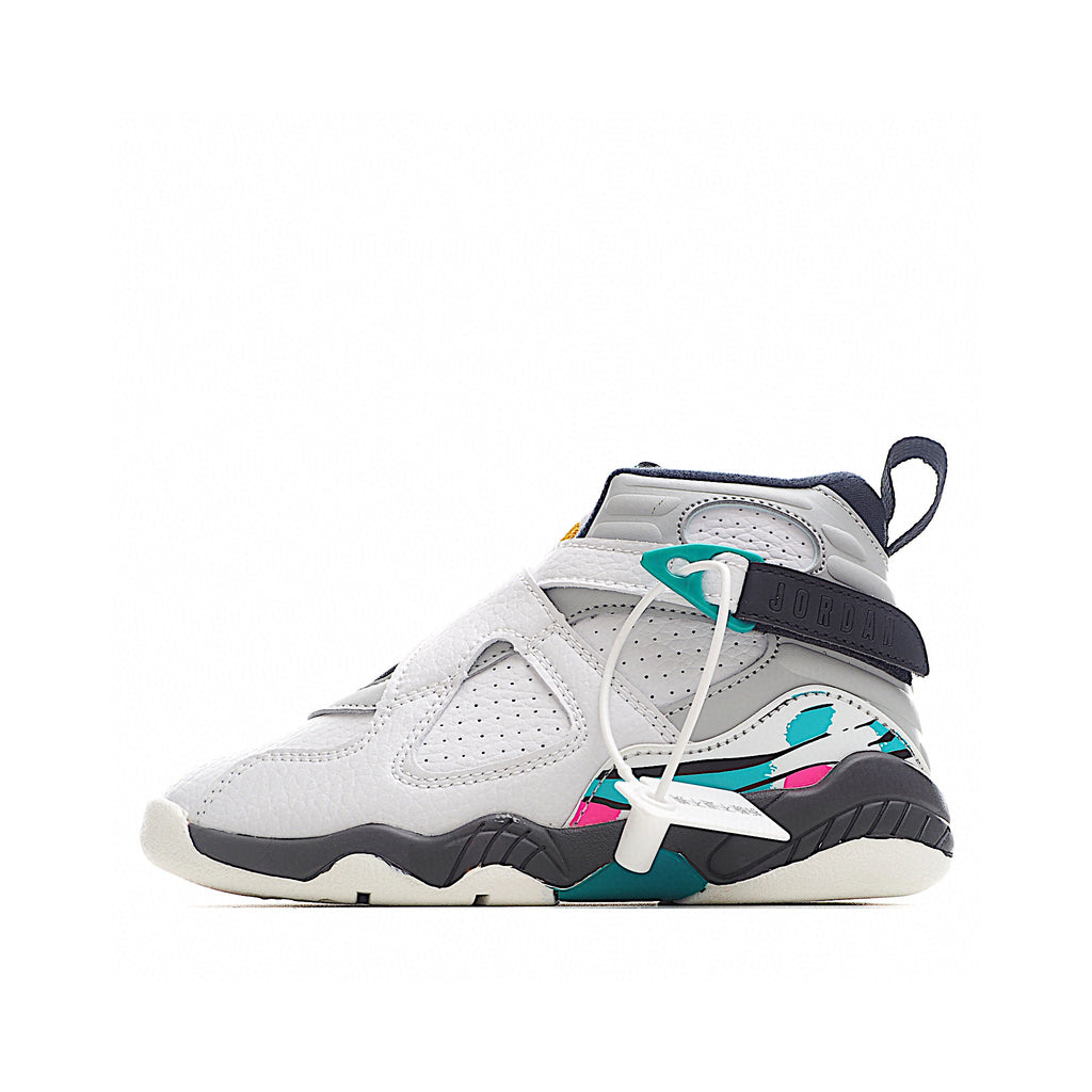 Joe 8 children's shoes sports shoes AJ-8 basketball shoes" white"