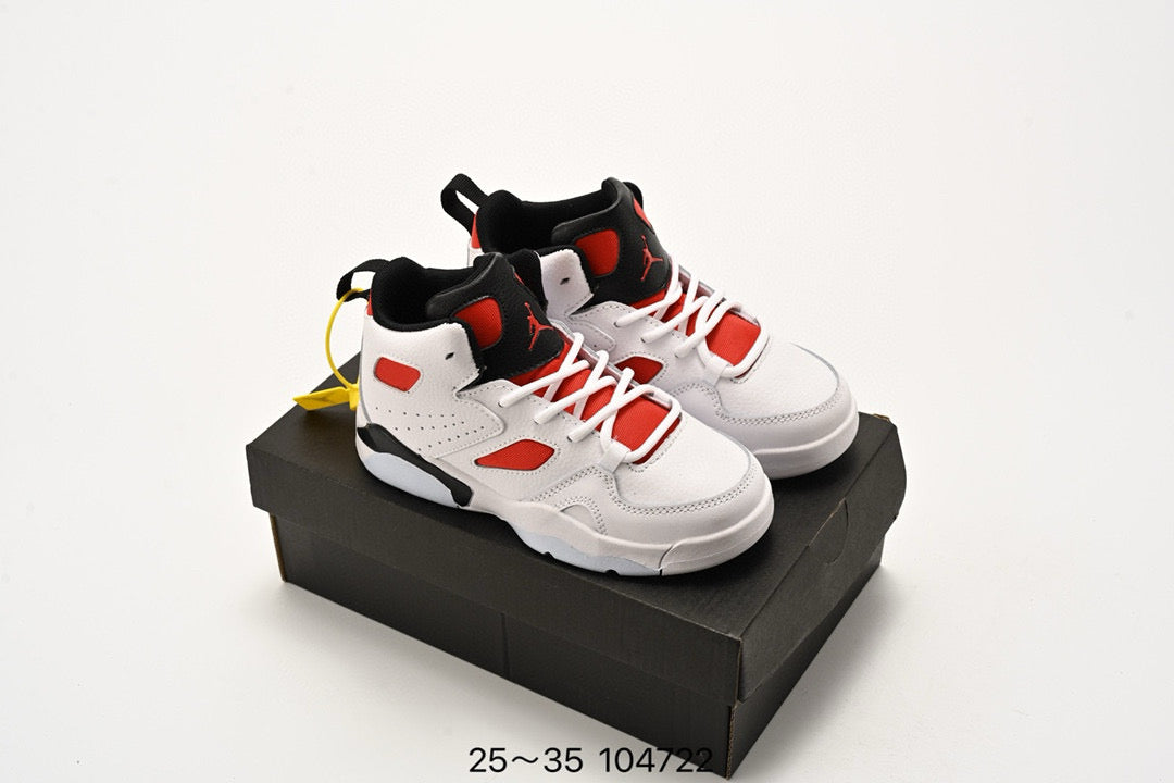Jordan Fltclb91 series basketball shoes" white, red'