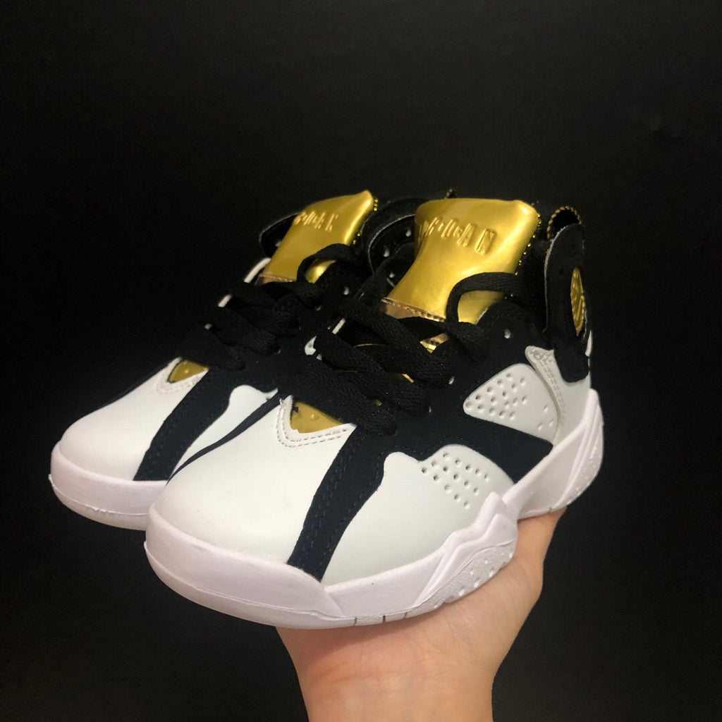 Jordan 7" white, gold"