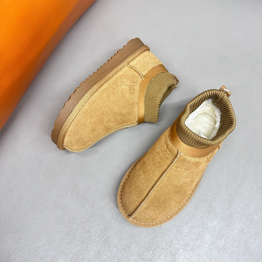 U-GG Classic short boots for kids" camel"