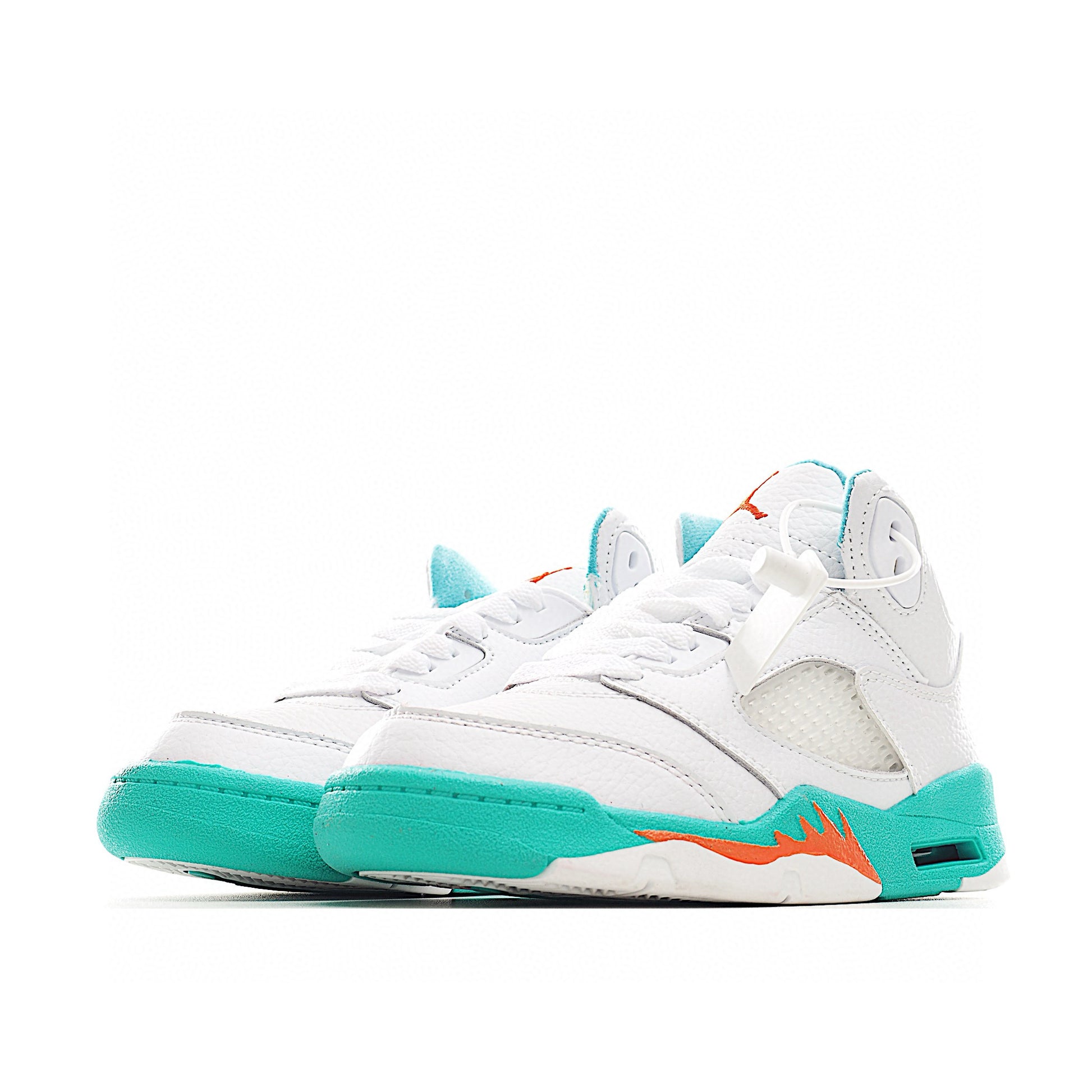 Jordan 5 children's shoes" white, turquoise"