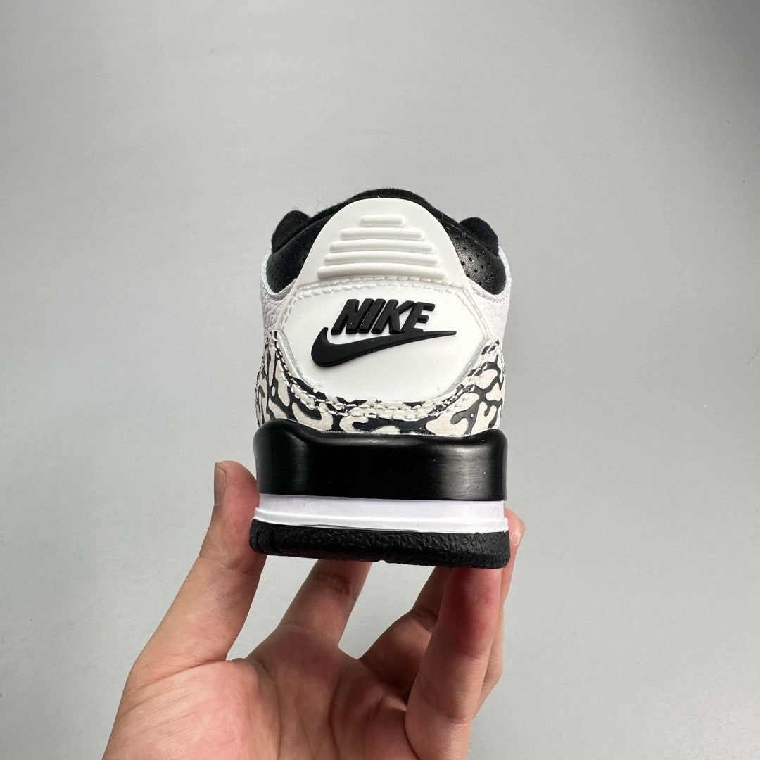 Jordan 3 children's shoes" white, black"