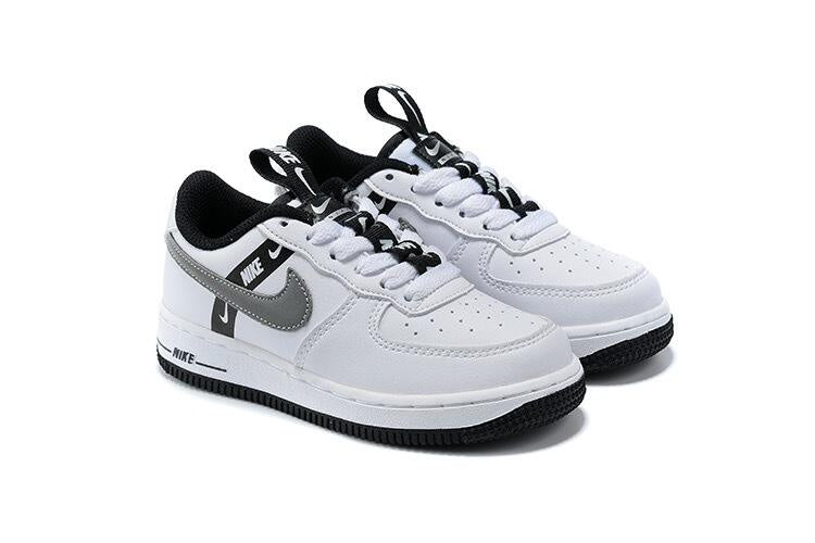 Air Force low-top lace-up sneakers" white, gray"